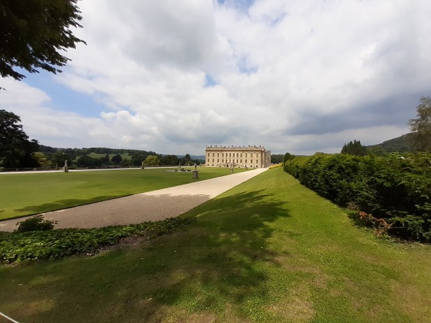 Garden outside Chatsworth House